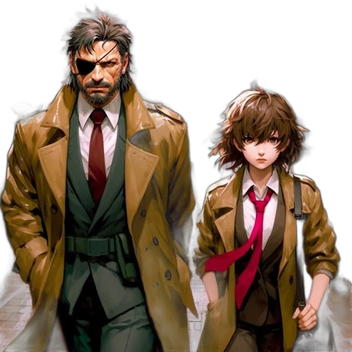 jacket, concept art, comic book art, cyberpunk transparent PNG cut-out