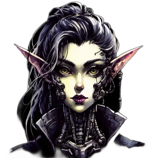 face, mask, fantasy art, concept art transparent PNG cut-out