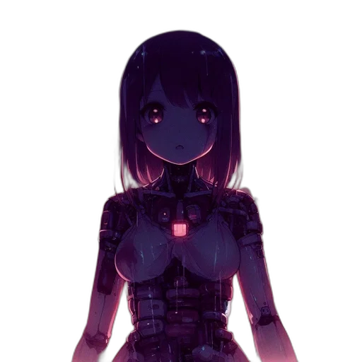 robot, dress, weapon, sword transparent PNG cut-out