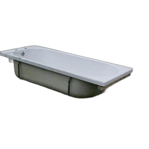 white, bathtub, metal, legs transparent PNG cut-out