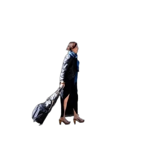 staff, jacket, umbrella, dress transparent PNG cut-out