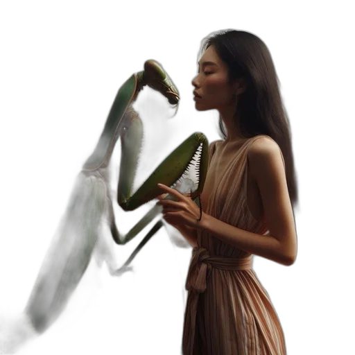bottle, dress, creature, dragon transparent PNG cut-out