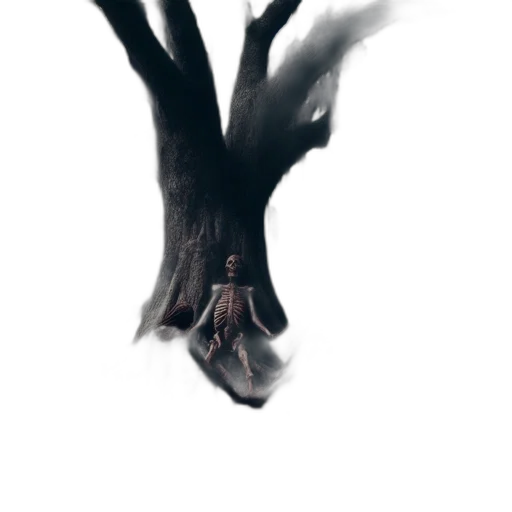 tree, creature, dragon, hair transparent PNG cut-out