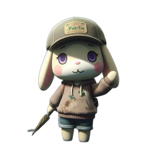 staff, weapon, hat, animal transparent PNG cut-out