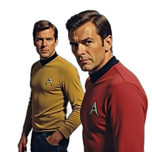 staff, comic book art, outer space, two transparent PNG cut-out