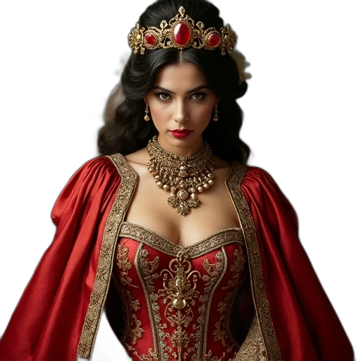 crown, jewelry, dress, fantasy art transparent PNG cut-out