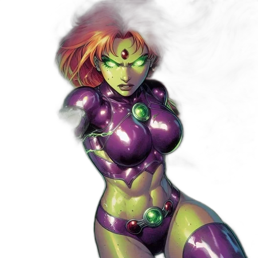 comic book art, concept art, fantasy art, cyberpunk transparent PNG cut-out