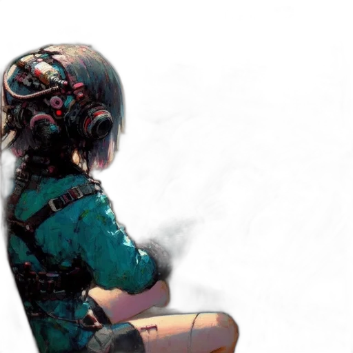 robot, mask, dress, face transparent PNG cut-out