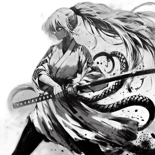 sword, dragon, weapon, comic book art transparent PNG cut-out