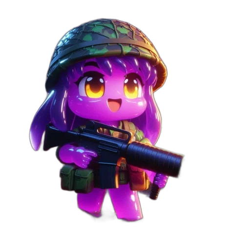 weapon, staff, hat, creature transparent PNG cut-out