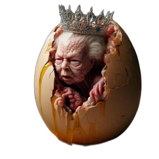 crown, food, photorealistic, elaborate transparent PNG cut-out