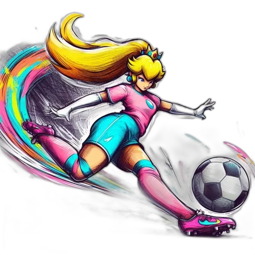 hair, dress, fantasy art, pixel art transparent PNG cut-out