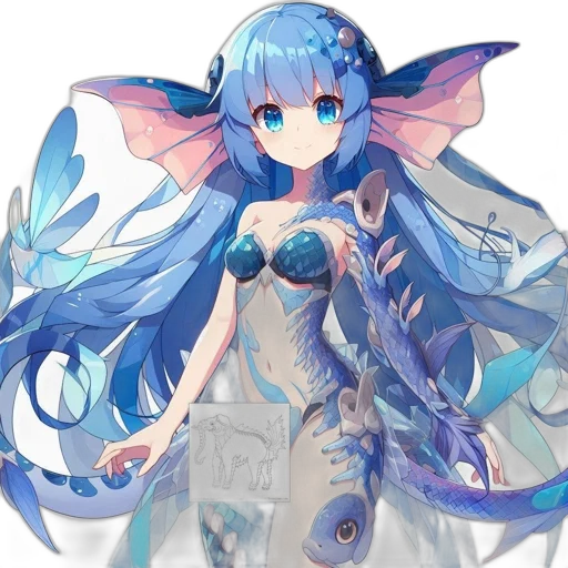 dragon, dress, staff, creature transparent PNG cut-out
