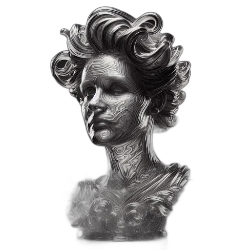 face, hair, mask, crown transparent PNG cut-out