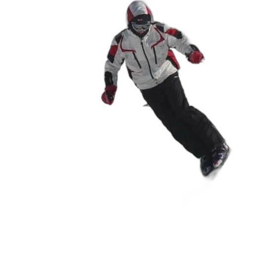 jacket, robot, creature, staff transparent PNG cut-out
