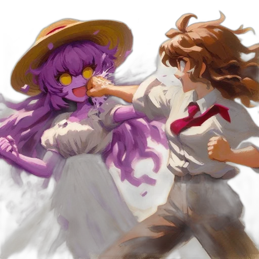 hat, concept art, watercolor, anime transparent PNG cut-out