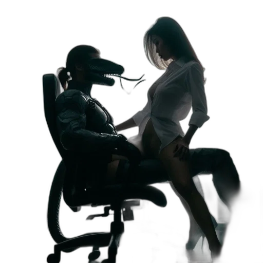 furniture, staff, robot, hat transparent PNG cut-out