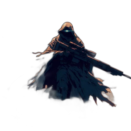 mask, creature, sword, weapon transparent PNG cut-out