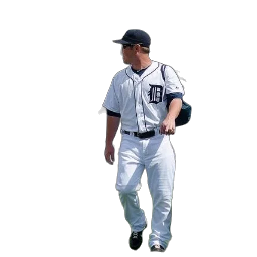 three, baseball, players, walk transparent PNG cut-out