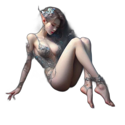 jewelry, dress, creature, robot transparent PNG cut-out