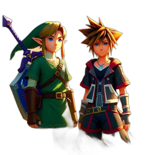 sword, concept art, pixel art, 3d render transparent PNG cut-out