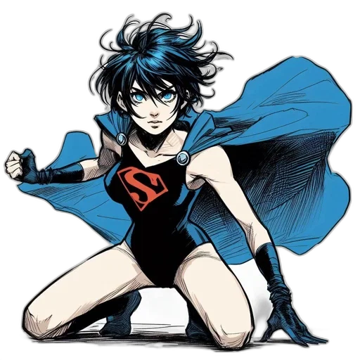 comic book art, concept art, cartoon, anime transparent PNG cut-out