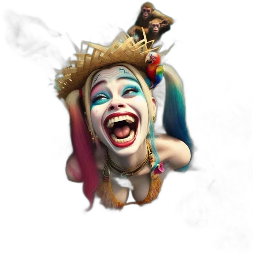 mask, face, crown, creature transparent PNG cut-out