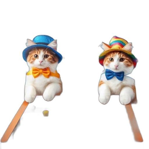staff, hat, umbrella, jewelry transparent PNG cut-out