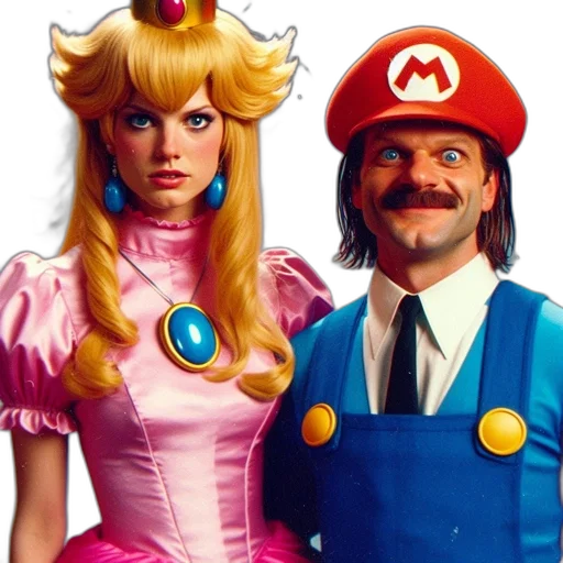concept art, two, adults, dressed transparent PNG cut-out
