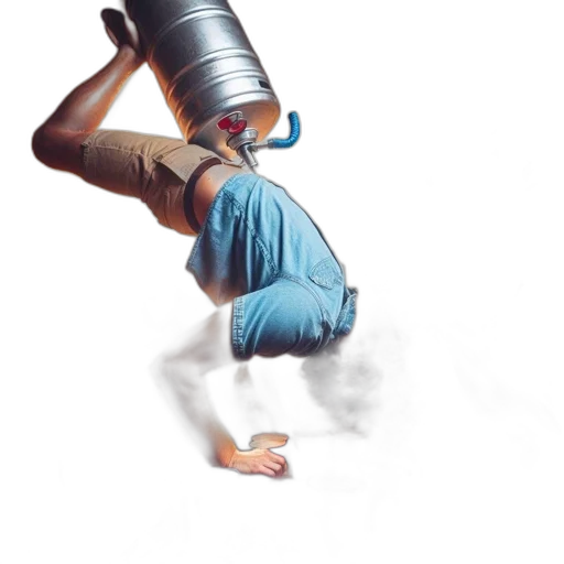 staff, robot, bottle, umbrella transparent PNG cut-out