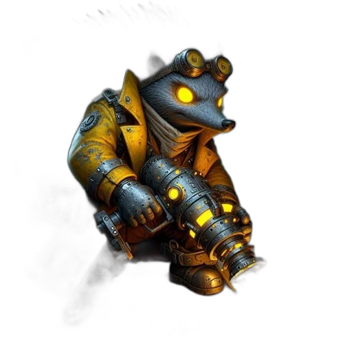 robot, staff, dragon, weapon transparent PNG cut-out