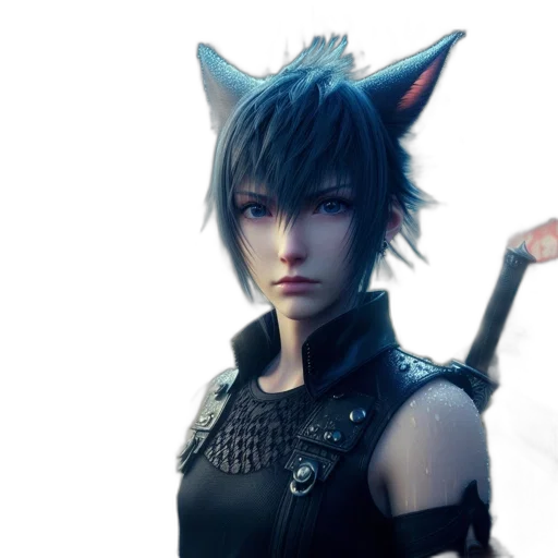 staff, concept art, fantasy art, 3d render transparent PNG cut-out