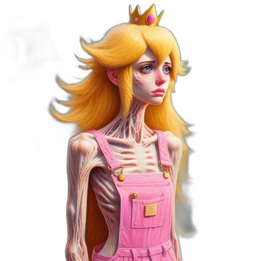 dress, crown, concept art, fantasy art transparent PNG cut-out