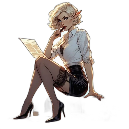 staff, dress, fantasy art, concept art transparent PNG cut-out
