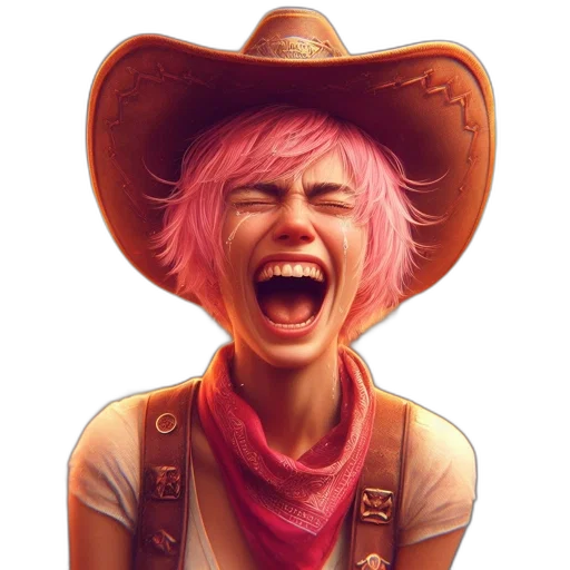 face, hat, concept art, photorealistic transparent PNG cut-out