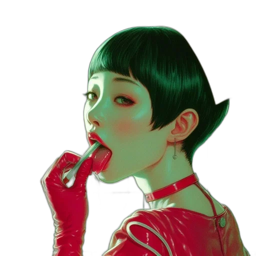 face, creature, mask, staff transparent PNG cut-out