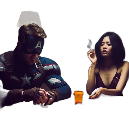 comic book art, concept art, pixel art, neon lights transparent PNG cut-out