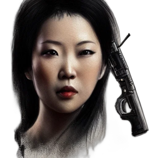 weapon, photorealistic, concept art, comic book art transparent PNG cut-out