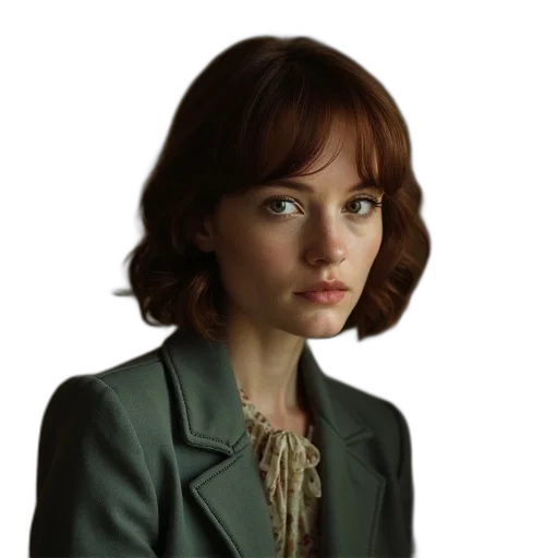 jacket, face, robot, staff transparent PNG cut-out
