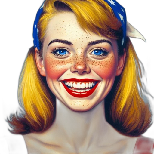 face, mask, crown, photorealistic transparent PNG cut-out