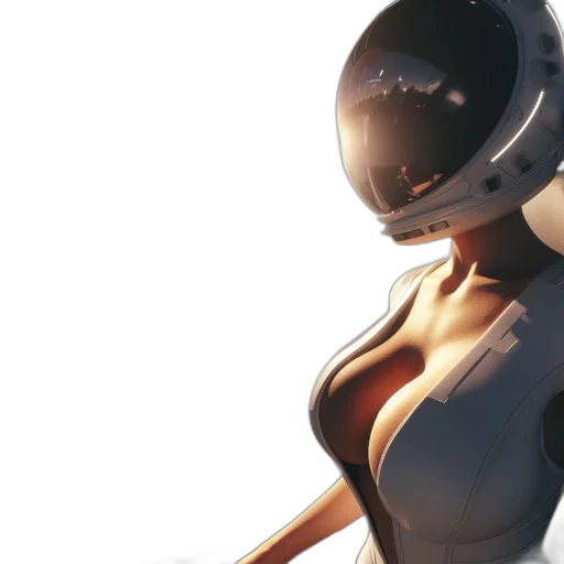 robot, weapon, concept art, 3d render transparent PNG cut-out