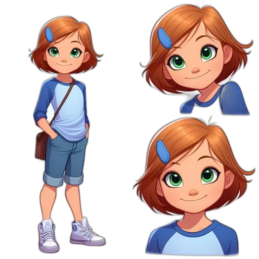 face, concept art, 3d render, cartoon transparent PNG cut-out