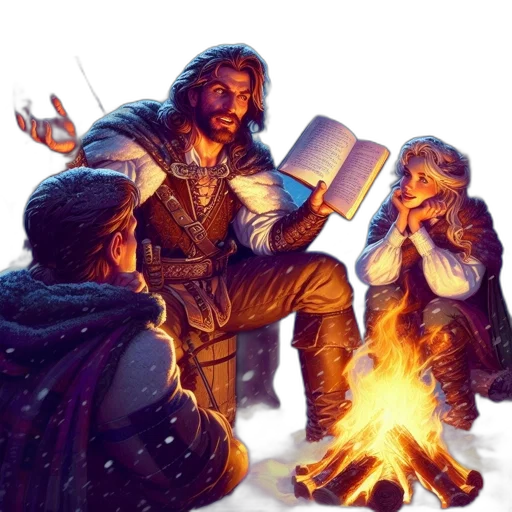 fantasy art, concept art, comic book art, fire transparent PNG cut-out