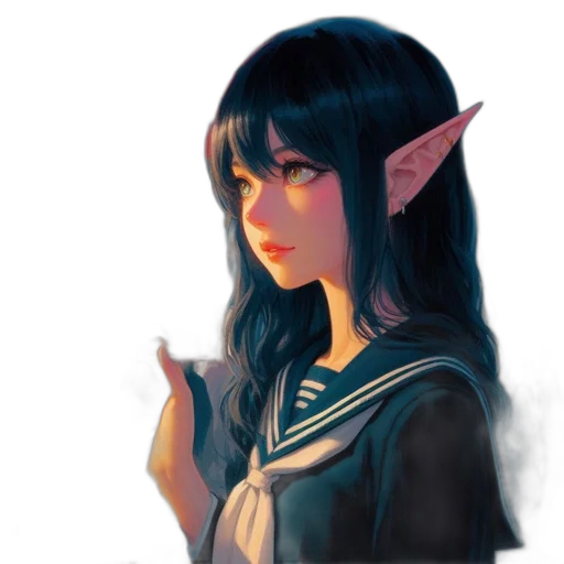 face, staff, dragon, creature transparent PNG cut-out