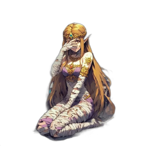 mask, dress, crown, creature transparent PNG cut-out