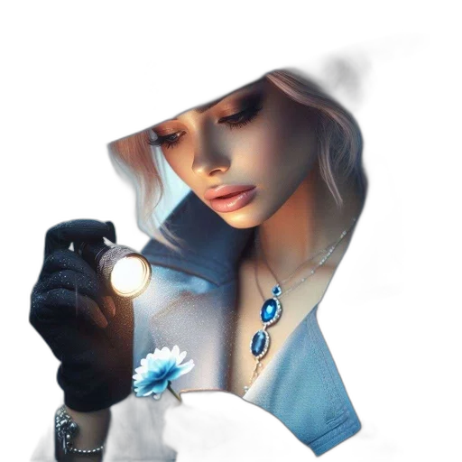 jewelry, weapon, staff, hat transparent PNG cut-out