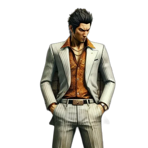 jacket, concept art, 3d render, earth tones transparent PNG cut-out