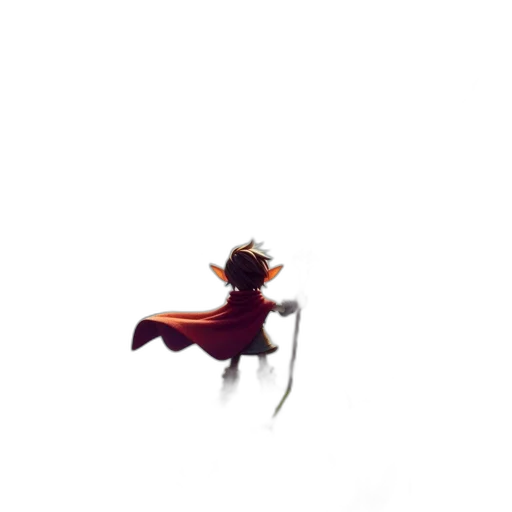 dragon, hair, creature, dress transparent PNG cut-out