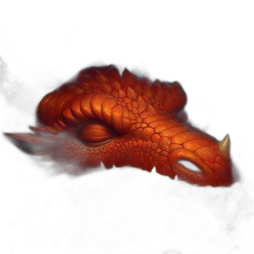 dragon, creature, animal, staff transparent PNG cut-out