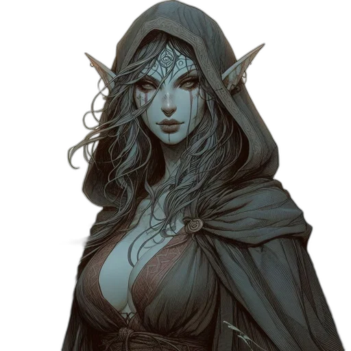 staff, face, mask, fantasy art transparent PNG cut-out